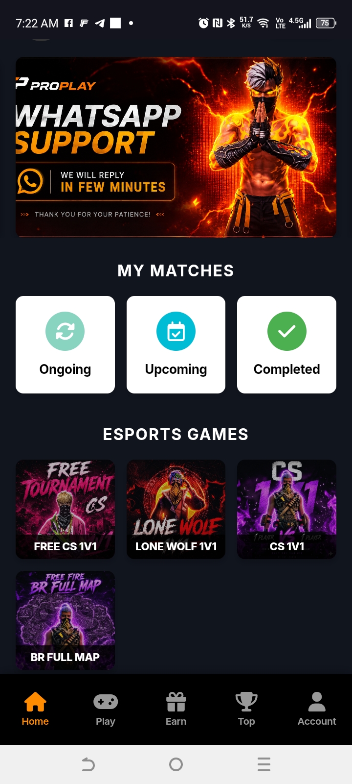 ProPlay Dashboard